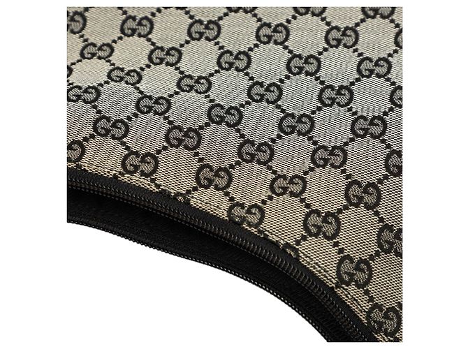 Borsa a tracolla Gucci GG Canvas nera Nero - vista 6