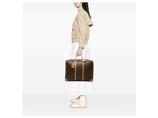 Borsa da viaggio Louis Vuitton Monogram Sirius 50 Marrone - vista 6
