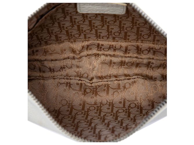 Borsa a tracolla Bohemian Dior in pelle bianca Bianco - vista 4