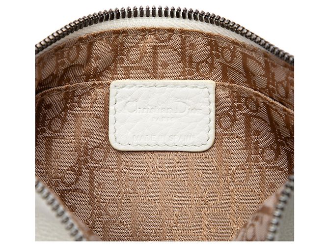 Borsa a tracolla Bohemian Dior in pelle bianca Bianco - vista 5
