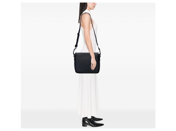 Borsa a tracolla Gucci GG Supreme nera Nero - vista 6