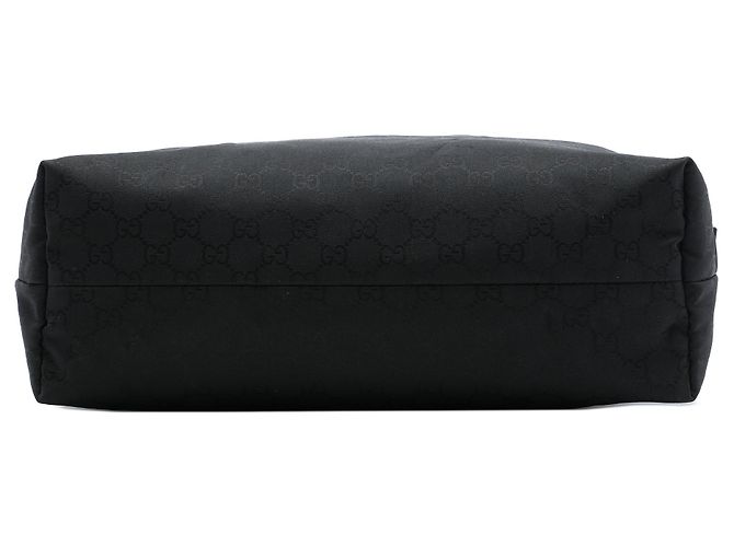 Borsa a tracolla Gucci GG in nylon nera Nero - vista 3