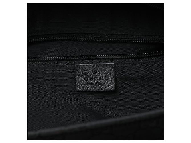 Borsa a tracolla Gucci GG in nylon nera Nero - vista 5