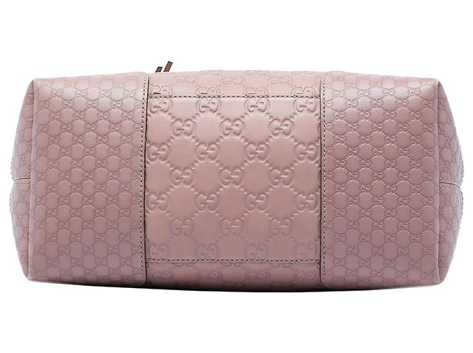 Borsa Tote Gucci Bree Fold Over Medium Guccissima Rosa - vista 3
