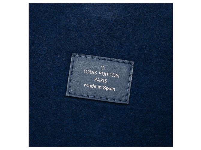 Borsa Tote Louis Vuitton Epi Neverfull MM Blu - vista 5