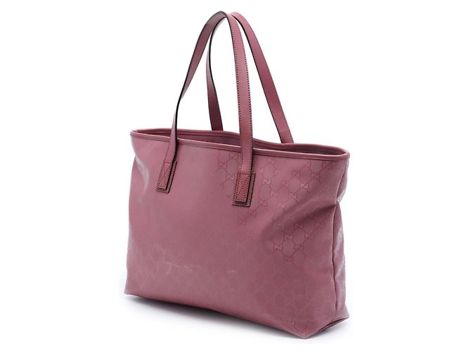 Tote Gucci Medium GG Stampata Rosa - vista 2
