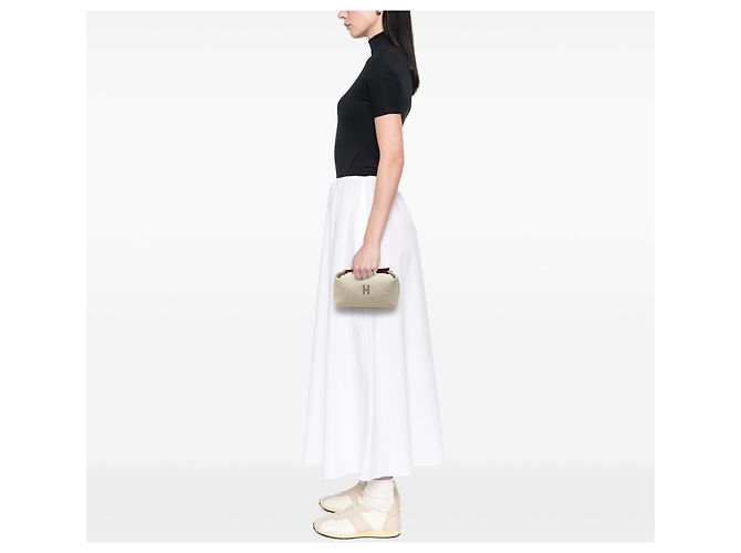 Hermès Small H Plume Bride A Brac Vanity Bag Beige - Ansicht 6