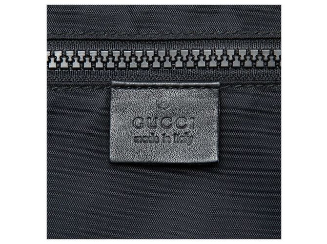 Borsa a tracolla Gucci GG Supreme Interlocking G Web bianca Bianco - vista 5