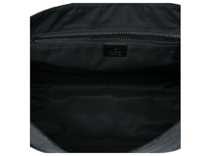 Borsa a tracolla con patta Gucci GG Supreme Nera Nero - vista 4