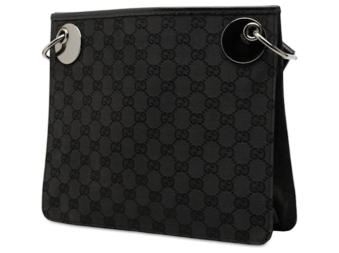 Borsa a tracolla Gucci GG Canvas Eclipse nera Nero - vista 2