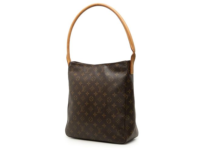Borsa a tracolla Louis Vuitton Monogram Looping GM Marrone - vista 2