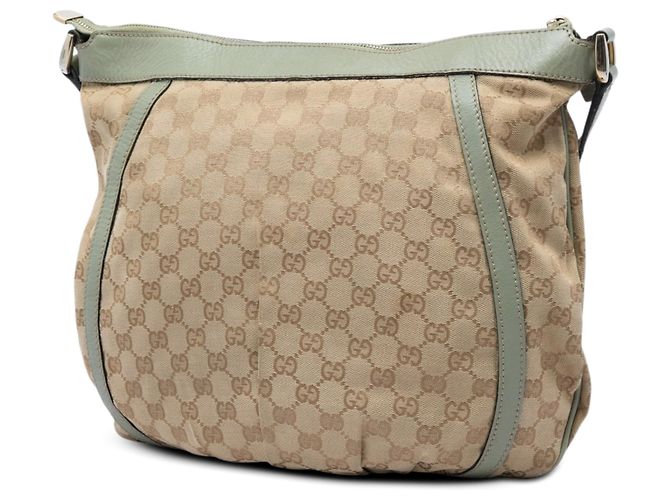 Borsa a Tracolla Gucci GG Canvas Abbey D Ring Verde - vista 2
