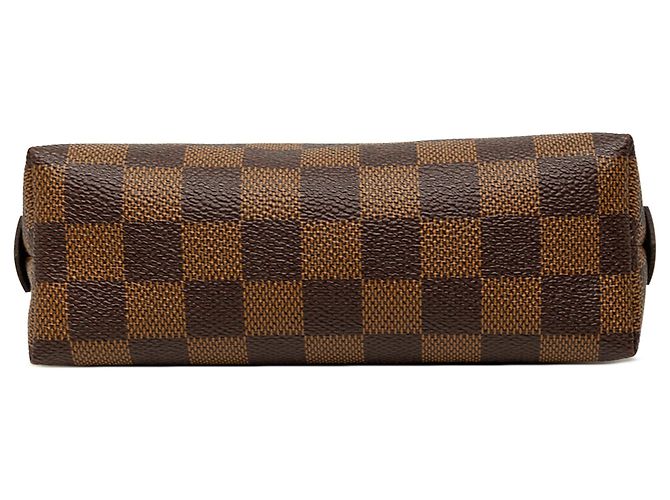 Beauty Case PM Louis Vuitton Damier Ebene Marrone - vista 3