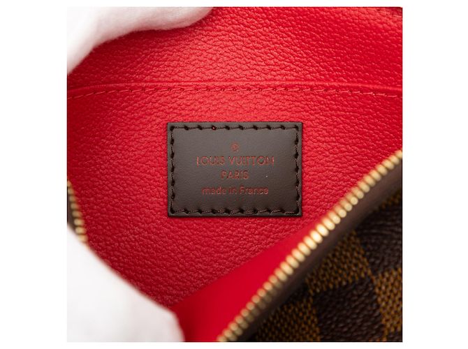 Beauty Case PM Louis Vuitton Damier Ebene Marrone - vista 5