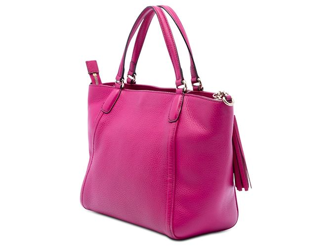 Borsa Soho Cellarius Small in vitello rosa Gucci - vista 2