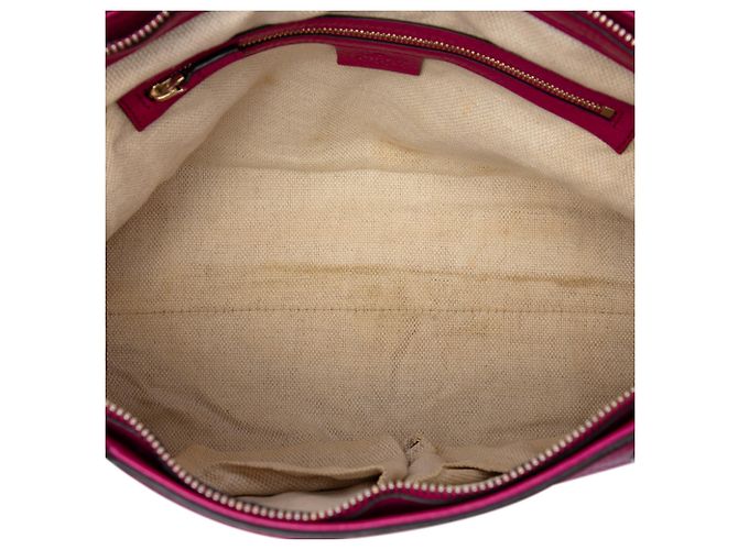 Borsa Soho Cellarius Small in vitello rosa Gucci - vista 4