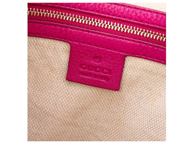 Borsa Soho Cellarius Small in vitello rosa Gucci - vista 5