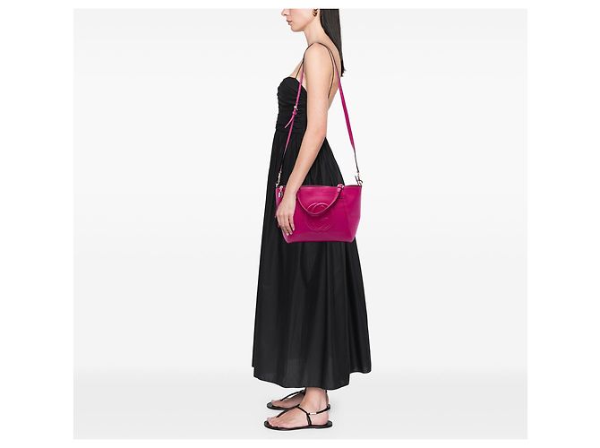 Borsa Soho Cellarius Small in vitello rosa Gucci - vista 6