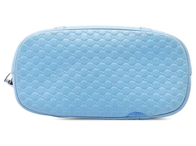 Sac à main Dome Mini Microguccissima Gucci Bleu - vue 3