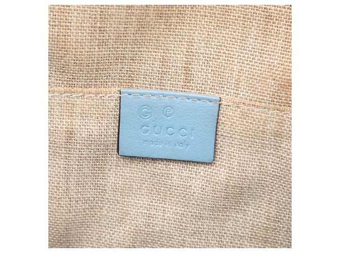 Sac à main Dome Mini Microguccissima Gucci Bleu - vue 5
