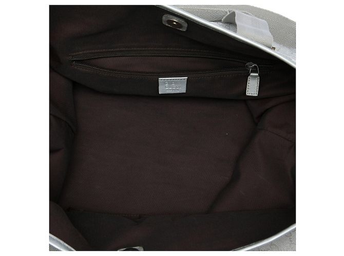 Borsa Satchel Gucci GG Canvas Grigia Grigio - vista 4