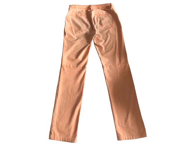 Pantalones Chanel de denim lavado naranja - vista 2