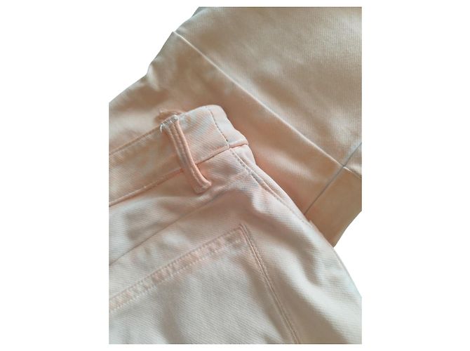 Pantalones Chanel de denim lavado naranja - vista 9