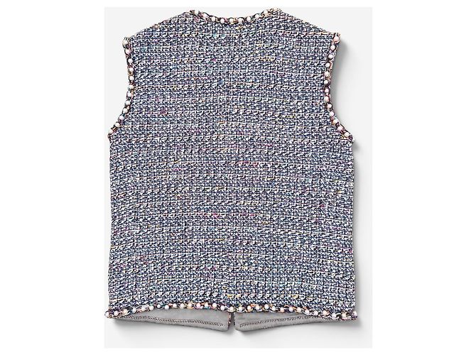 Chanel by Karl Lagerfeld SS17 Tweed-Weste mit Perlenbesatz - Ansicht 2