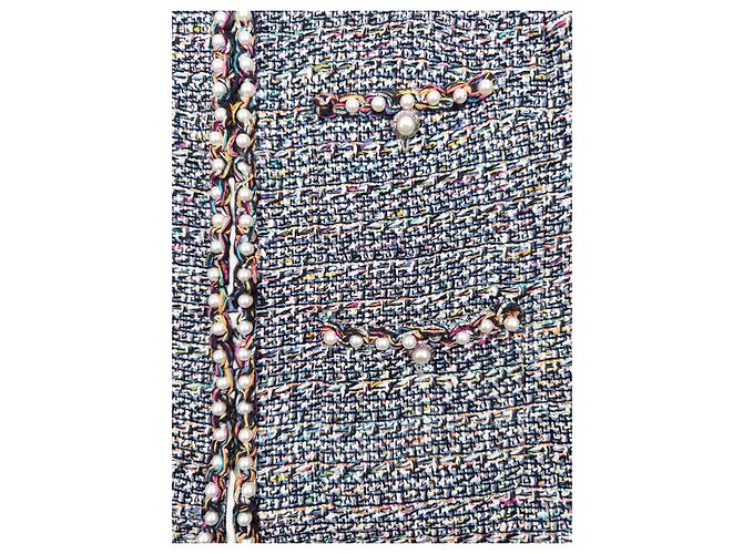 Chanel by Karl Lagerfeld SS17 Tweed-Weste mit Perlenbesatz - Ansicht 4