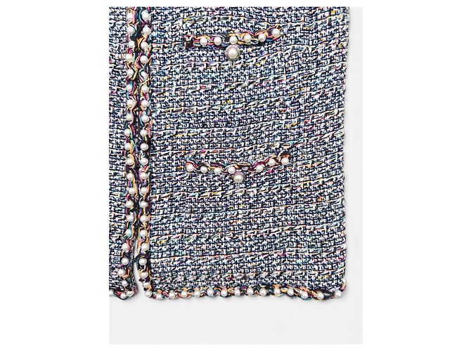 Chanel by Karl Lagerfeld SS17 Tweed-Weste mit Perlenbesatz - Ansicht 5