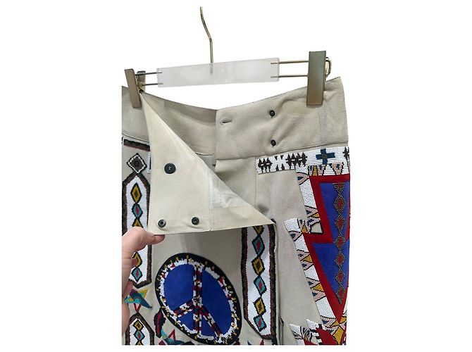 Falda envolvente de gamuza Valentino SS16 Runway - IT 40 de segunda mano - vista 4