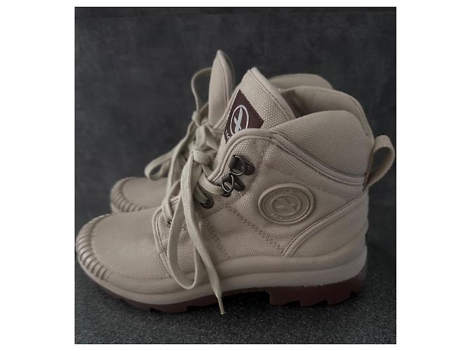 Aigle Canvas Boots Beige - Ansicht 2