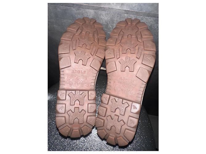 Aigle Canvas Boots Beige - Ansicht 4