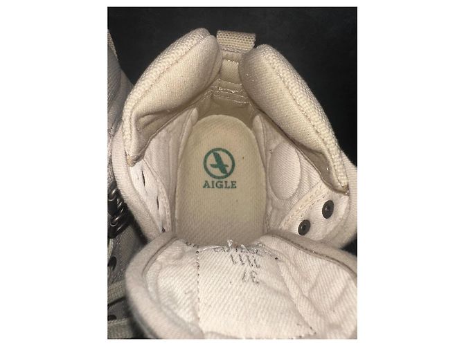 Aigle Canvas Boots Beige - Ansicht 5