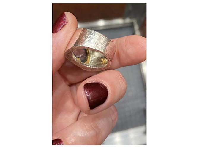 Anello Cuore Zolotas in Argento e Oro D'oro Silver hardware - vista 2