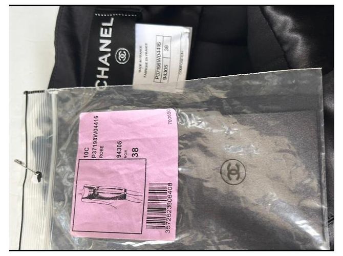 Chanel Seidenkleid Schwarz - Ansicht 18