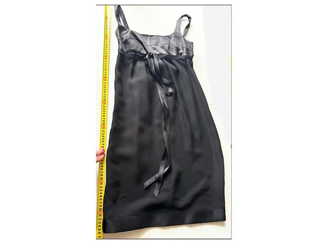 Chanel Seidenkleid Schwarz - Ansicht 19