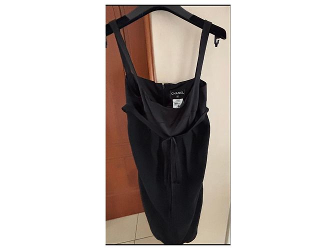 Chanel Seidenkleid Schwarz - Ansicht 8
