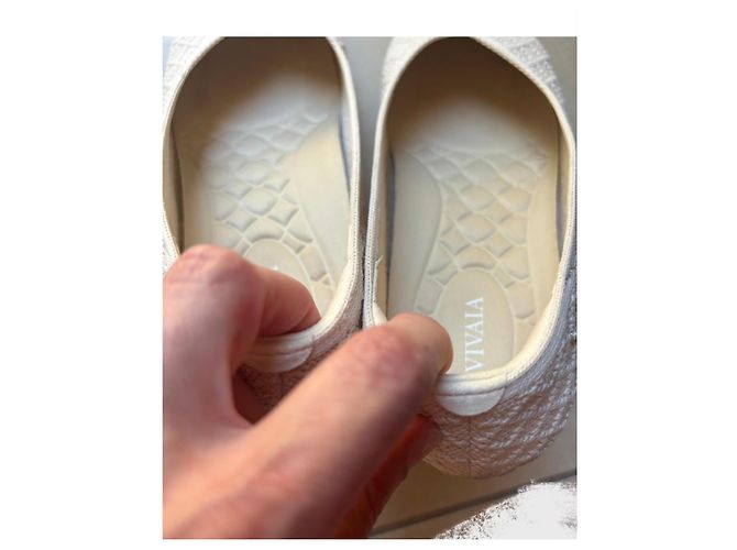 Autre Marque Vivaia Margot V-Cut Bailarinas Punta Cuadrada Beige Crudo - vista 6