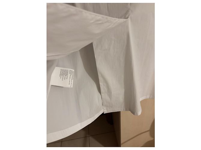 Camisa Piazza Sempione de mezcla de algodón blanco - vista 9