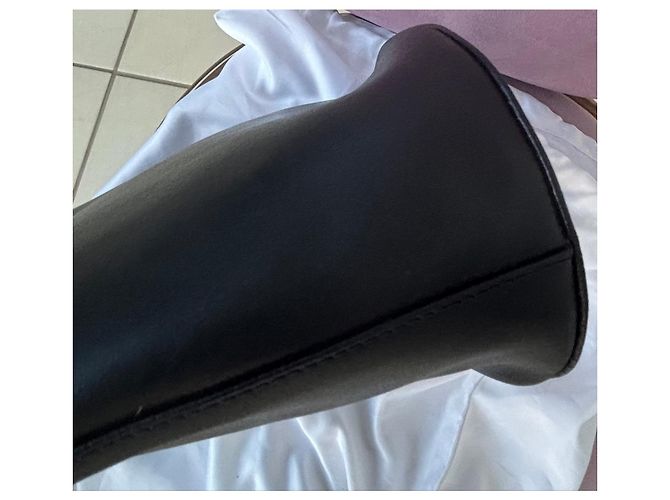 Longchamp Paris Borsa a Secchiello in Pelle Nero - vista 10