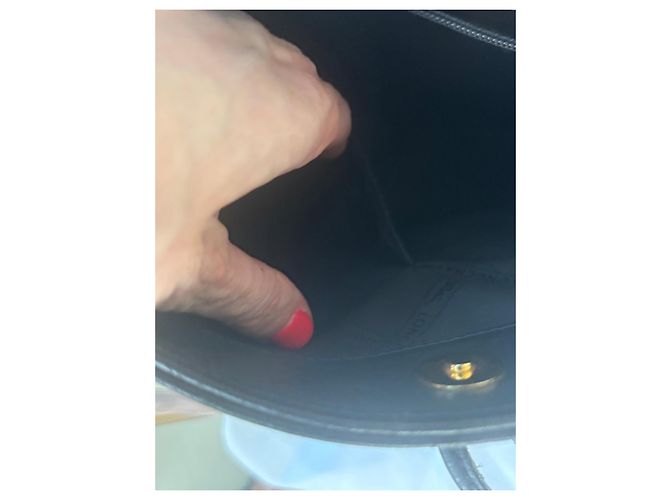 Longchamp Paris Borsa a Secchiello in Pelle Nero - vista 16