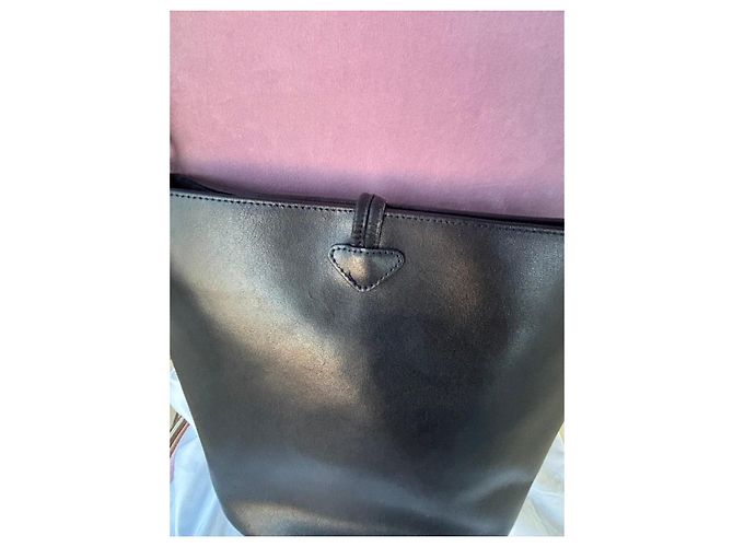 Longchamp Paris Borsa a Secchiello in Pelle Nero - vista 6