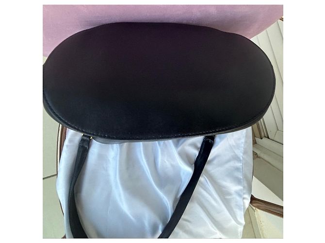 Longchamp Paris Borsa a Secchiello in Pelle Nero - vista 8