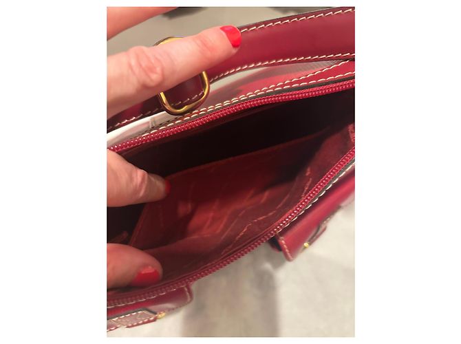 Lancel Borsa Hobo in pelle rossa Rosso - vista 18