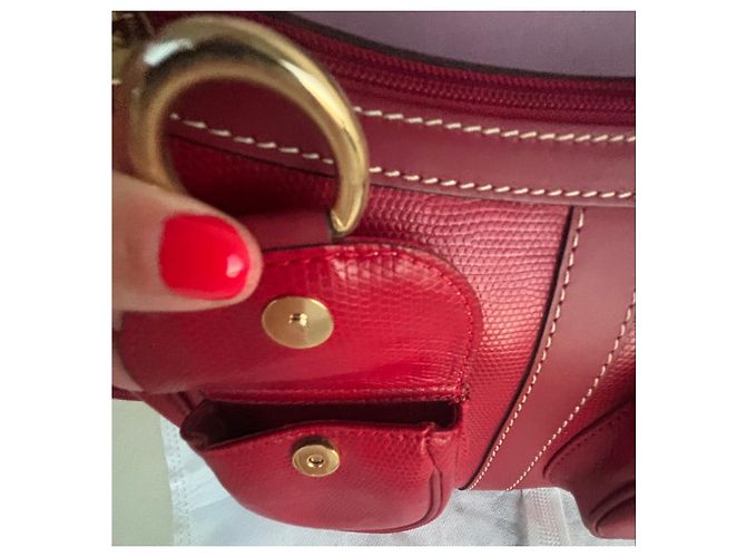Lancel Borsa Hobo in pelle rossa Rosso - vista 4