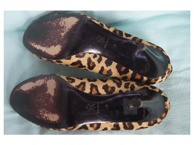 Autre Marque Garrice Leopard Print Ponyleder Pumps Leopardenprint - Ansicht 8