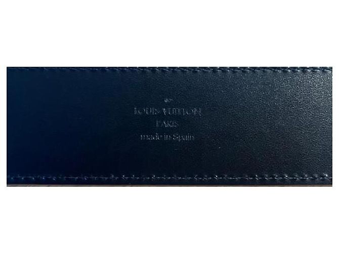 Cintura Louis Vuitton Damier Infini Marrone - vista 11