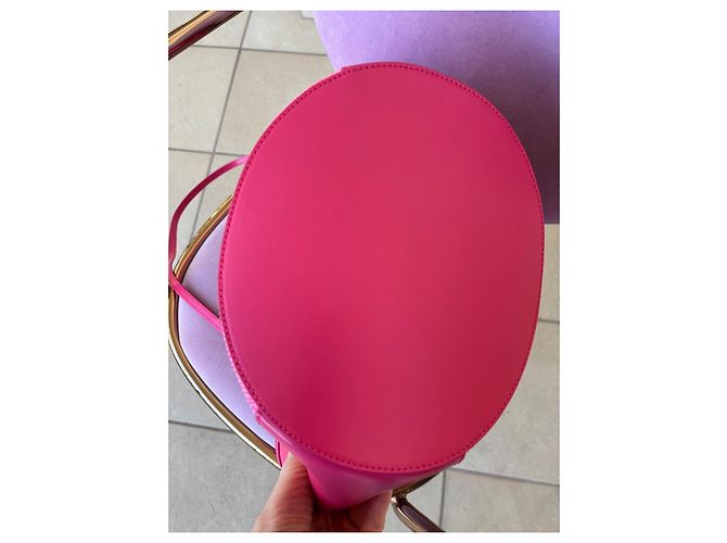 Marni Borsa Tote in Rafia Rosa - vista 3