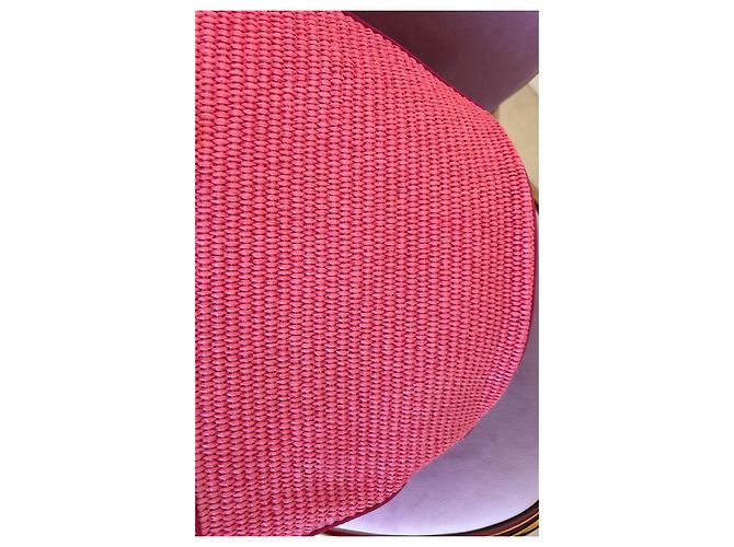 Marni Borsa Tote in Rafia Rosa - vista 8